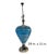 Art Glass Aqua Blue White Swirl Table Lamp For Sale - Image 18 of 18