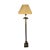 Vintage Hollywood Regency Neoclassical Brass-Tone Floor Lamp For Sale