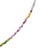 Tiny Rainbow Tourmaline Necklace 14k Gold For Sale - Image 4 of 7