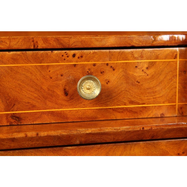 Wood Antique Louis-Philippe Secretaire in Ash, 1840 For Sale - Image 7 of 18