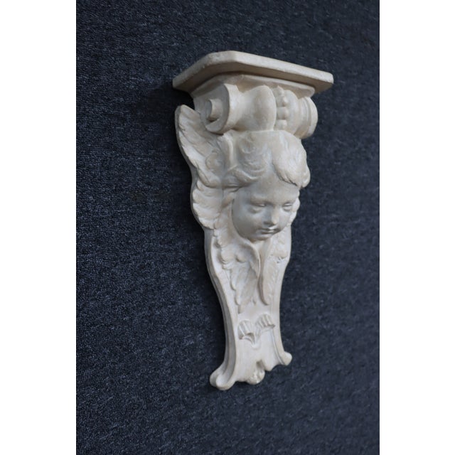Italian Italian Carved Cherub Wall Bracket Shelf For Sale - Image 3 of 8
