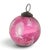 Late 20th Century Cranberry Glass Kugel-Style Botanical Christmas Ornaments, Set of 3 For Sale - Image 12 of 18