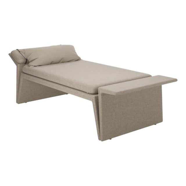 Panama White Linen Daybed I by Javier Gomez For Sale