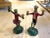 1950s Vintage Painted Bronze Frog Candleholders - a Pair For Sale - Image 11 of 11
