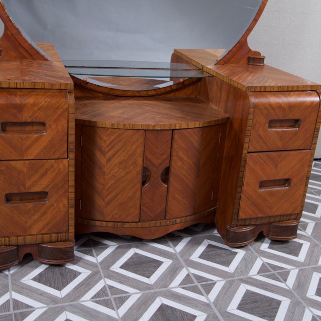 Art Deco Waterfall Vanity Chairish