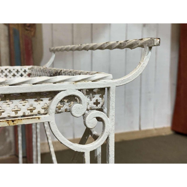 Vintage Serving Cart in Wrought Iron, 1950s For Sale - Image 9 of 16