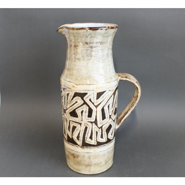 Vintage French Decorative Pitcher by Vieux Moulin, 1960s For Sale - Image 13 of 13