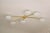 Ceiling Lamp in Brass and Murano Glass in the style of Angelo Lelli for Arredoluce For Sale - Image 5 of 10