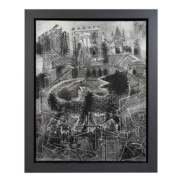 1980s Gerome L. Kamrowski Painting For Sale