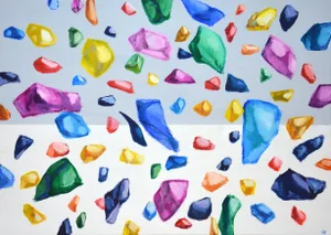 Gems 2.Modern Original Painting.Iryna Kastsova