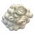 Vintage Boho Chic Monumental White Laquered Grapes - Newly Painted For Sale