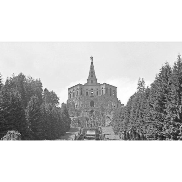 Mid-Century Modern Copper Sculpture of Hercules at Kassel, Germany, 1937, Photograph For Sale - Image 3 of 5
