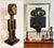 Wood African Carved Wood Figure Standing From the Bamana Tribe (17” Tall) For Sale - Image 7 of 7