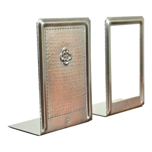 Roycroft Arts & Crafts Hammered Copper Bookends, Circa 1920s