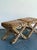 Vintage Leopard Velvet X-Base Stools - A Pair For Sale - Image 15 of 17