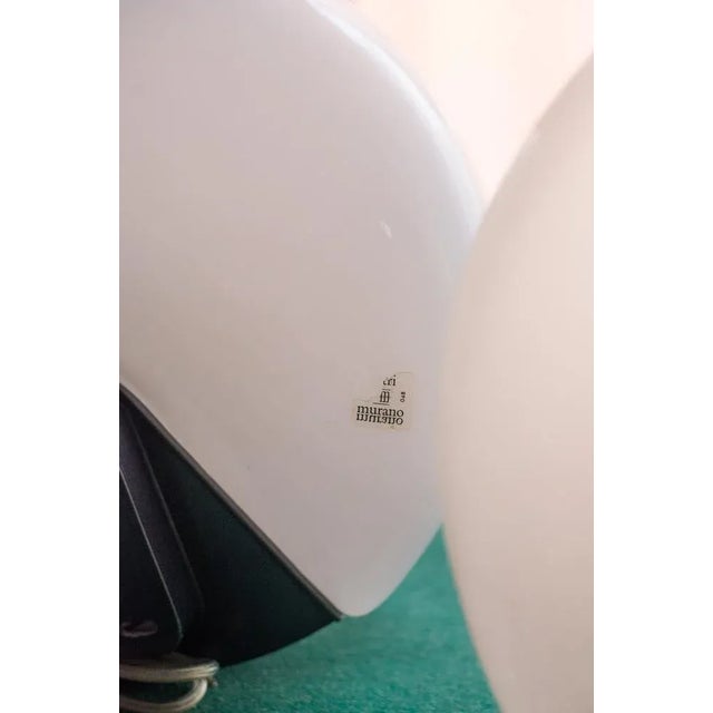 Murano Glass Wall Lights by Roberto Pamio for Leucos, Italy, 1970s, Set of 2 For Sale - Image 4 of 5