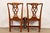 Maitland Smith Georgian Carved Mahogany Dining Chairs, Set of Six For Sale - Image 11 of 13
