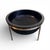 Wood Late 20th Century Ebonized Wood and Brass Neoclassical Style Bowl For Sale - Image 7 of 9