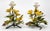 Candlesticks Tole Painted Metal Butterflies & Flowers 1960s Italy For Sale In Miami - Image 6 of 12