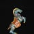 Blue Large Vintage Cloisonné Horse Sculpture - Chinese Gilt Enamel Galloping Steed on Orb For Sale - Image 8 of 9