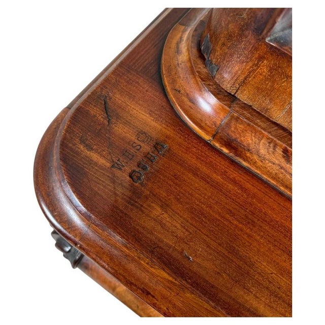 Antique English Mahogany Bookcase, 1800s For Sale - Image 6 of 15