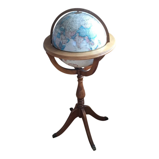 Vintage Replogue 12" Globe World Classic Series. Near mint spinning globe on stand. She measures 36" tall and 16" wide....