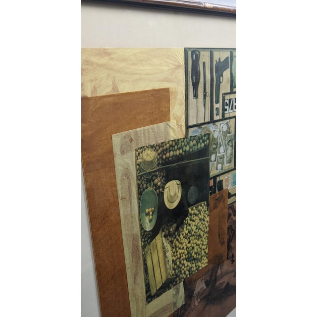 Attributed to Norma Spitzbart | Mid-Century Modern Mixed-Media Collage | Nyu & American University Provenance | C. 1965–1968 For Sale - Image 12 of 17