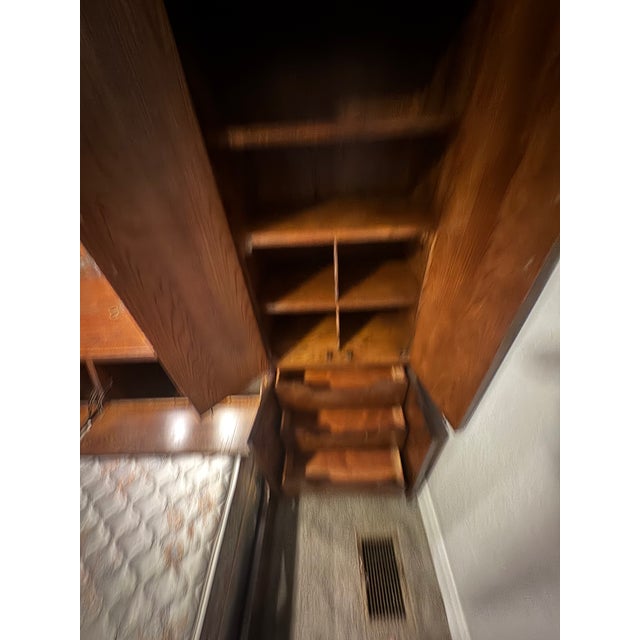 Wood 1960s Henredon Campaign Style Bedroom Set For Sale - Image 7 of 11