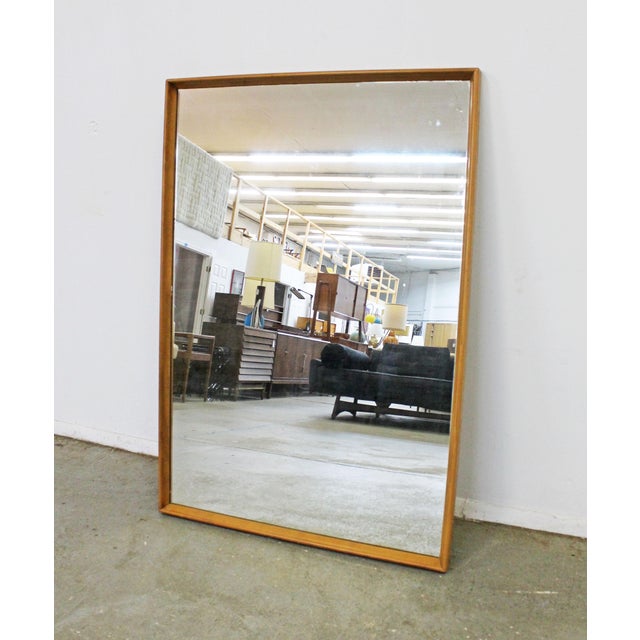 Mid-Century Modern Heywood Wakefield Champagne Mirror For Sale - Image 13 of 13