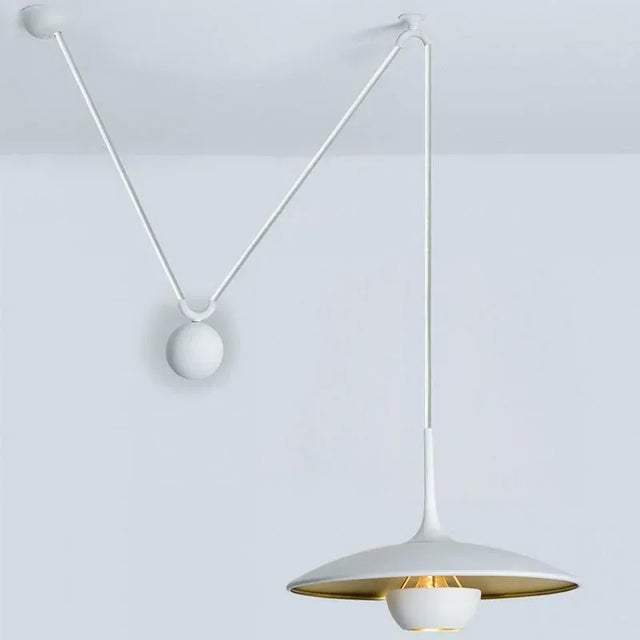 Onos Fixture with Side Counter Weights attributed to Florian Schulz, 1980s For Sale - Image 6 of 8