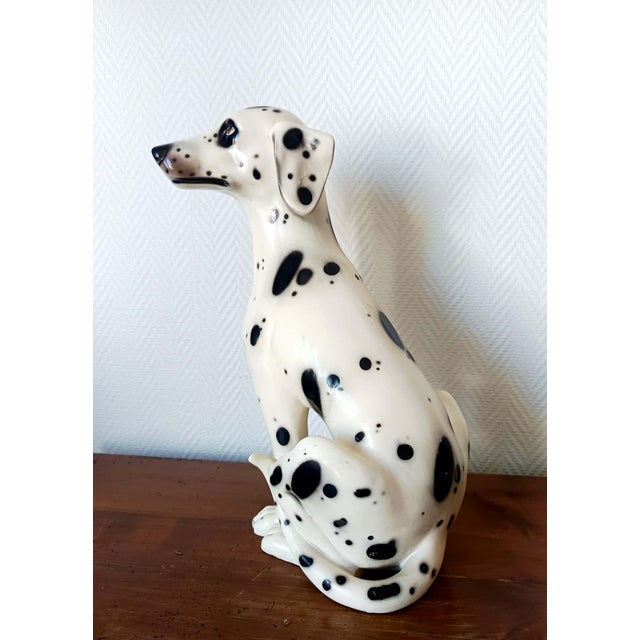 Vintage Ceramic Dalmatian Dog, Italy, 1970s For Sale - Image 12 of 14