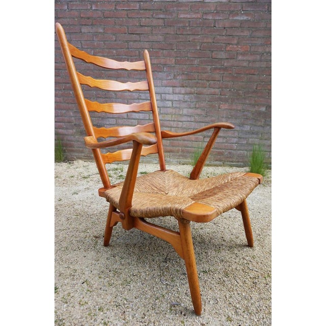 Mid-Century Dutch Organic Shaped Armchair from De Ster Gelderland, 1950s For Sale - Image 18 of 18