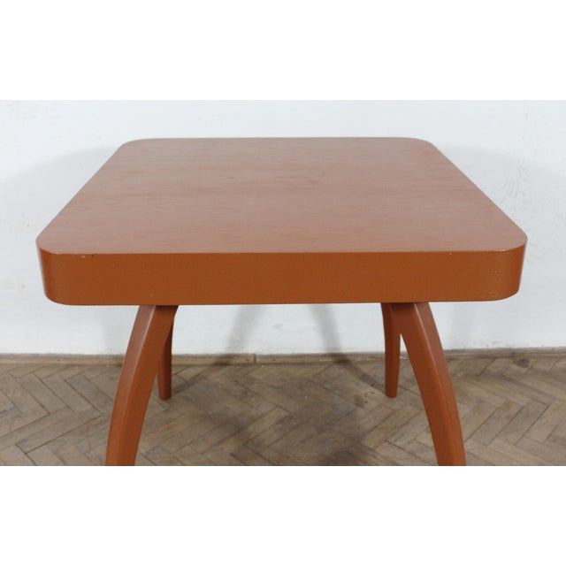 Bentwood Lounge Chairs with Coffee Table by Jindřich Halabala, 1930s, Set of 3 For Sale - Image 6 of 8