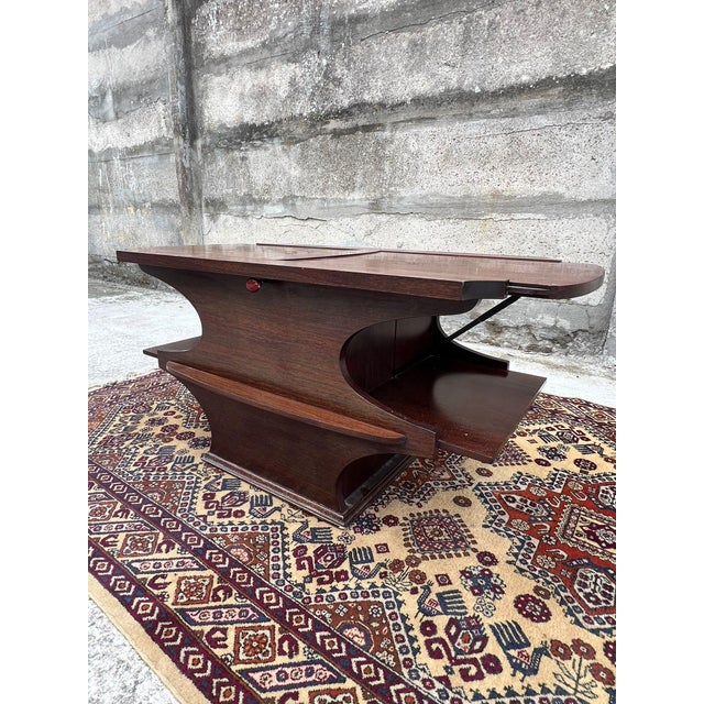 Vintage Bar Table with Automatic Opening, 1960s For Sale - Image 4 of 10
