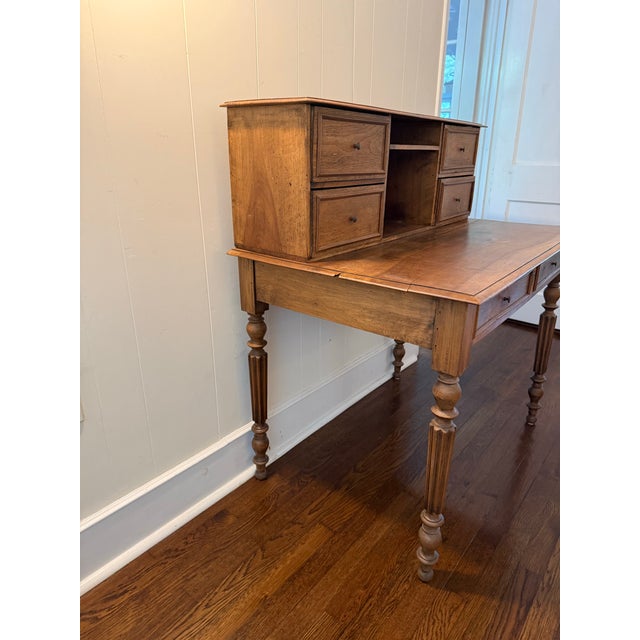 Mid 20th Century Vintage Writing Desk For Sale - Image 5 of 12