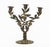 Brass Collection of Three Judaica Brass Candelabra For Sale - Image 8 of 18