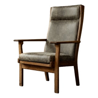 Mid-Century Modern Danish Model GE-181-A Armchair by Hans J. Wegner for Getama, 1950s For Sale