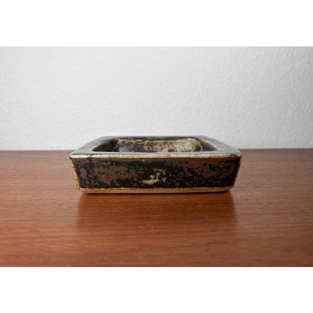 Mid-Century Modern Danish Brutalist Ceramic Bowl by Jorgen Mogensen for Royal Copenhagen, 1960s For Sale - Image 5 of 13