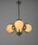 Art Deco Chandelier in Glass and Nickel, Europe, 1930s For Sale - Image 3 of 13