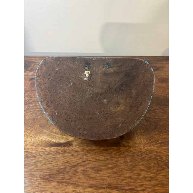 Vintage Bitossi for Rosenthal Netter Wall Planter Blue Ceramic, Italy For Sale In Miami - Image 6 of 8