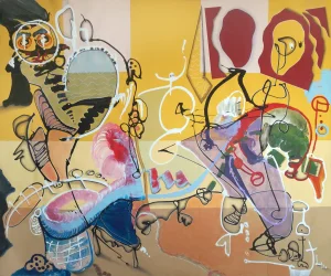 Stefano Mazzolini, Part, 2017, Acrylic on Paper