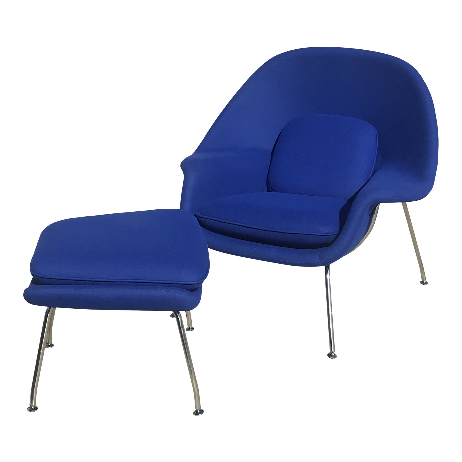 Knoll Womb Chair and Ottoman Chairish