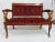 Late 20th Century Carved and Upholstered Settee For Sale - Image 11 of 11