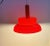 Mid-Century Modern Orange Hanging Lamp in Acrylic, 1960s For Sale - Image 6 of 13