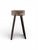 Farmhouse 22" - Handcrafted Sculptural Solid Wood Espresso "Halo" Stool For Sale - Image 3 of 11