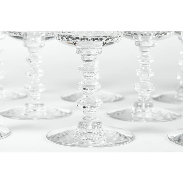 French Vintage Baccarat Decanter & Glassware - Set of 13 For Sale - Image 3 of 13