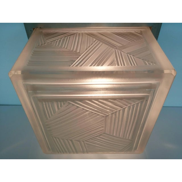 Early 20th Century French Art Deco Flush Mount Signed by Sabino For Sale - Image 5 of 8