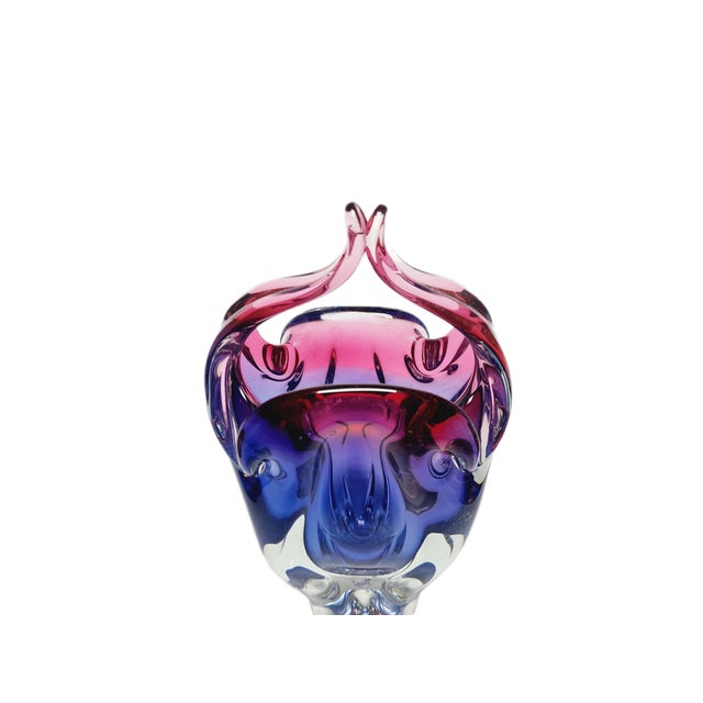 Vase by J. Hospodka for Chribska Glassworks, Former Czechoslovakia, 1960s For Sale - Image 13 of 18
