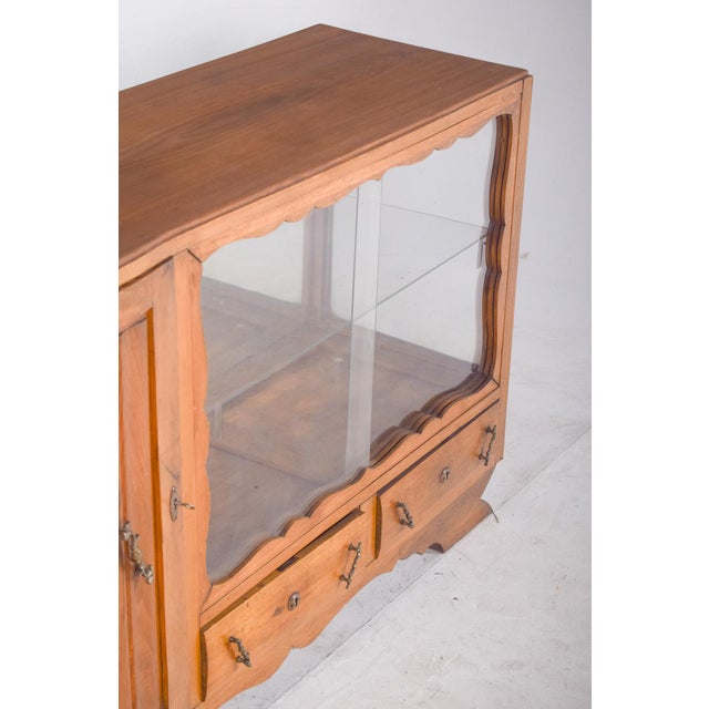 Vintage European Sideboard with Display Case, 1920s For Sale - Image 10 of 13