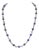 David Yurman Lapis Lazuli Necklace 20" 6 mm Sterling Silver Estate For Sale
